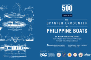 NEW QUINCENTENNIAL LECTURE FEATURES THE ANCIENT PHILIPPINE BOATS